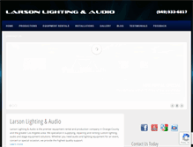 Tablet Screenshot of larsonlighting.com